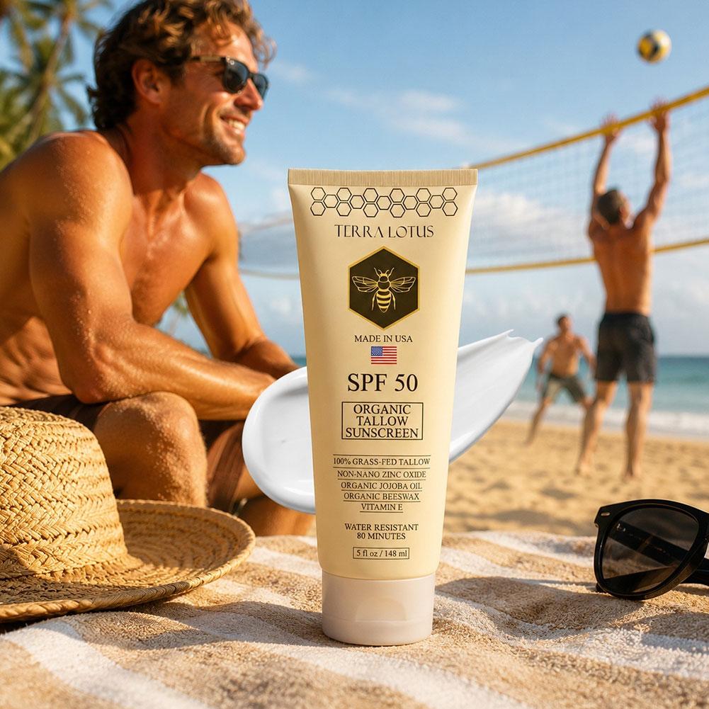 Physical Sunscreen Mineral - لوشن حماية طبيعي للبشرة مع شمع