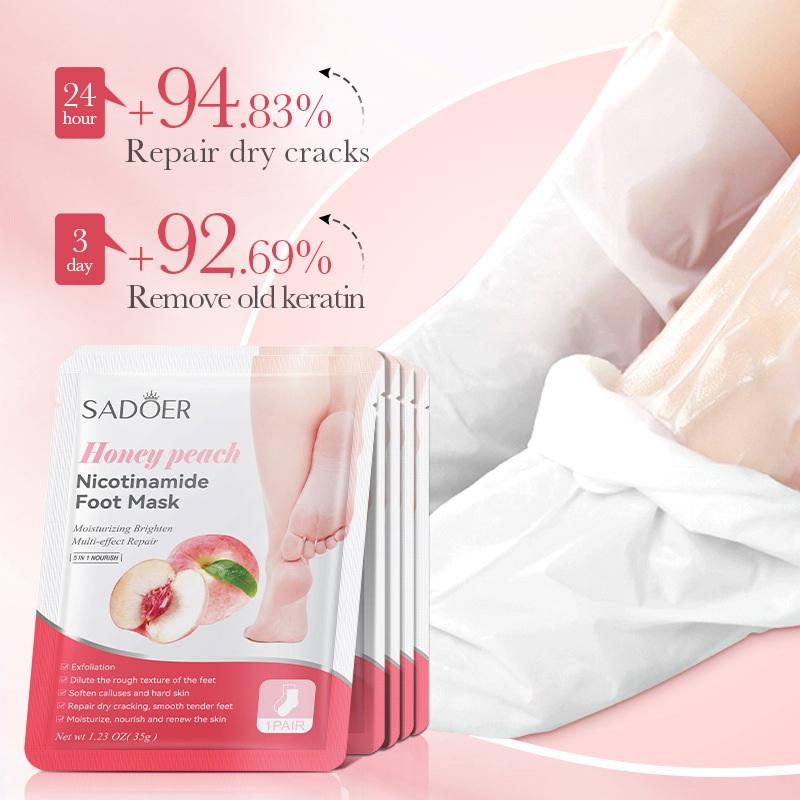 Skincare Qv - زوج واحد من أقنعة القدم من