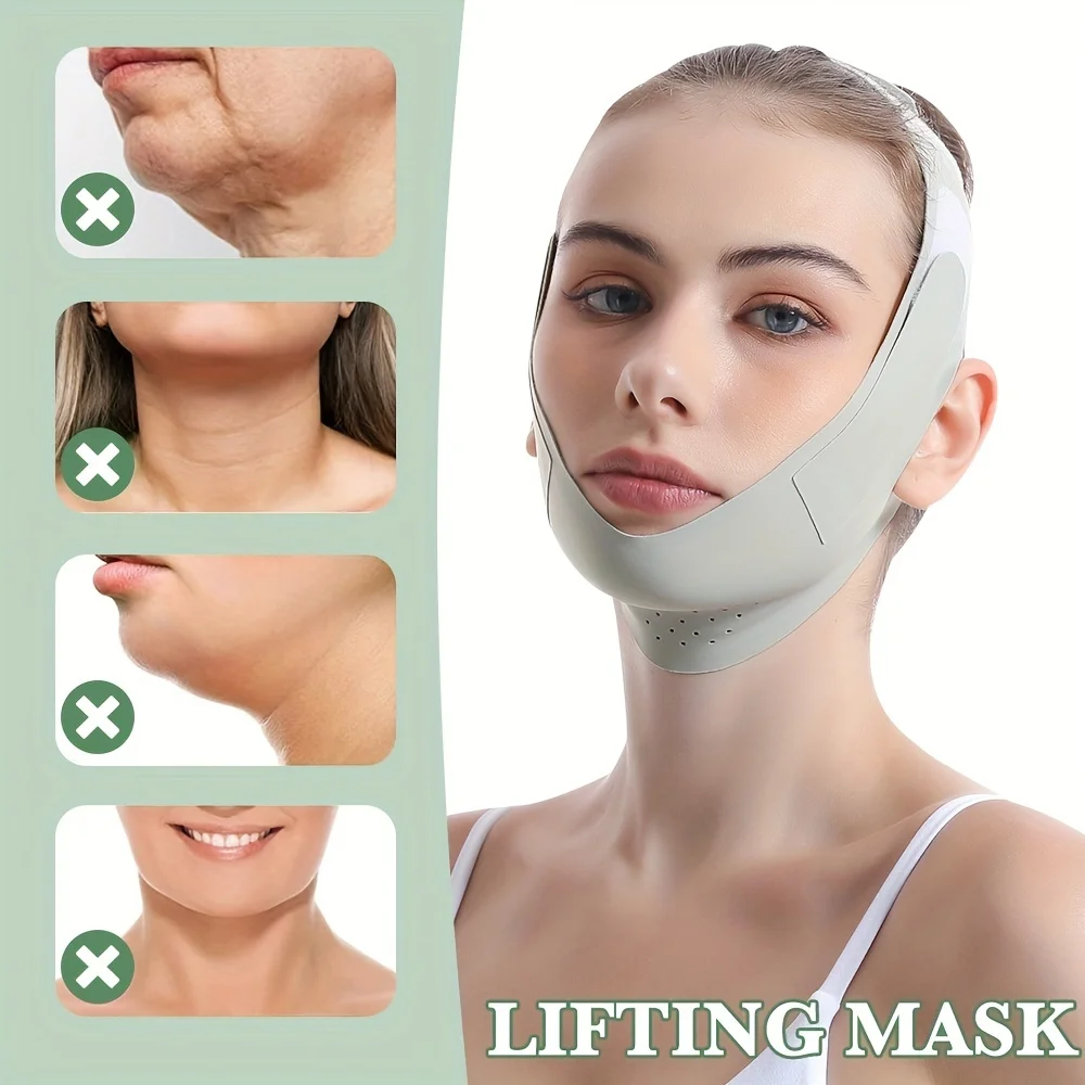 Skincare Qv - قابلة لإعادة الاستخدام الوجه التخسيس ضمادة