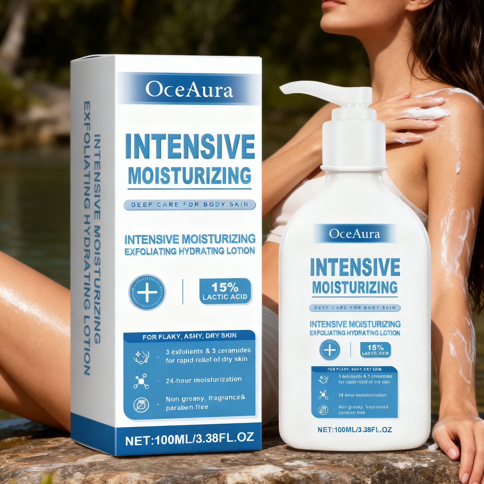 Lactic Acid Toner - لوشن الجسم للشفاء المكثف من OceAura
