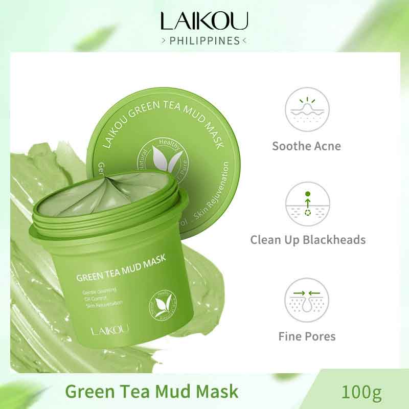 الشاي الأخضر قناع الطين التطهي - مراجعة Mud Mask Kaolin وسعره