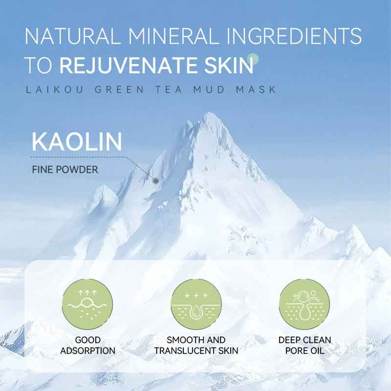 الشاي الأخضر قناع الطين التطهي - مراجعة Mud Mask Kaolin وسعره