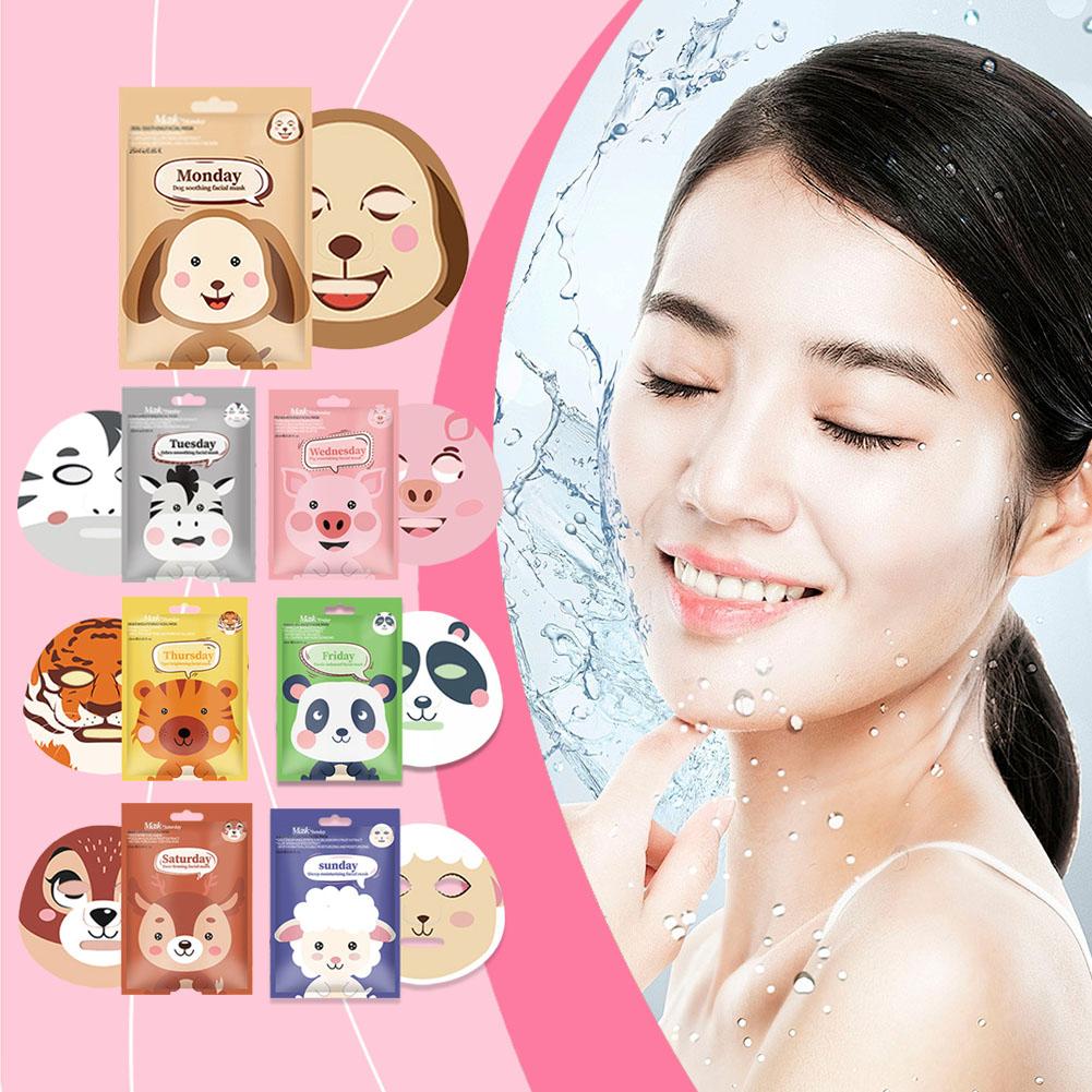 10PCSCute الكرتون قناع الوجه ت - مراجعة Skincare Animate وسعره