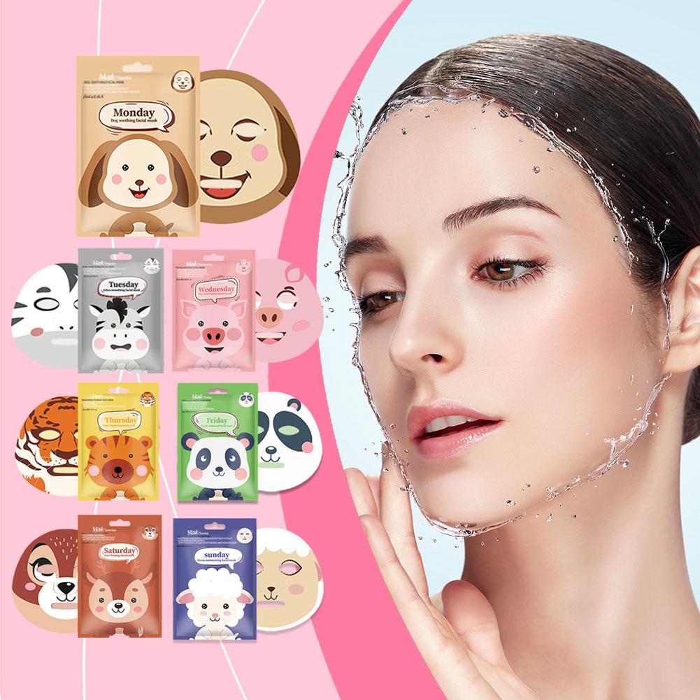 10PCSCute الكرتون قناع الوجه ت - مراجعة Skincare Animate وسعره