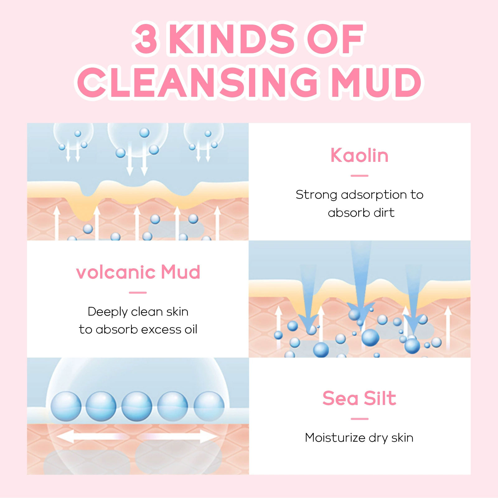 10 قطع من حقيبة قناع الطين ساك - مراجعة Mud Mask Kaolin وسعره