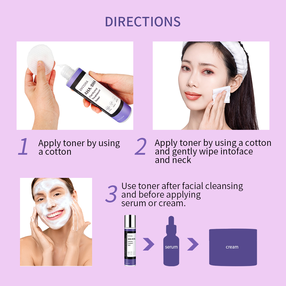 ENVISHA الوجه العناية بالبشرة  - مراجعة Lactic Acid Toner وسعره