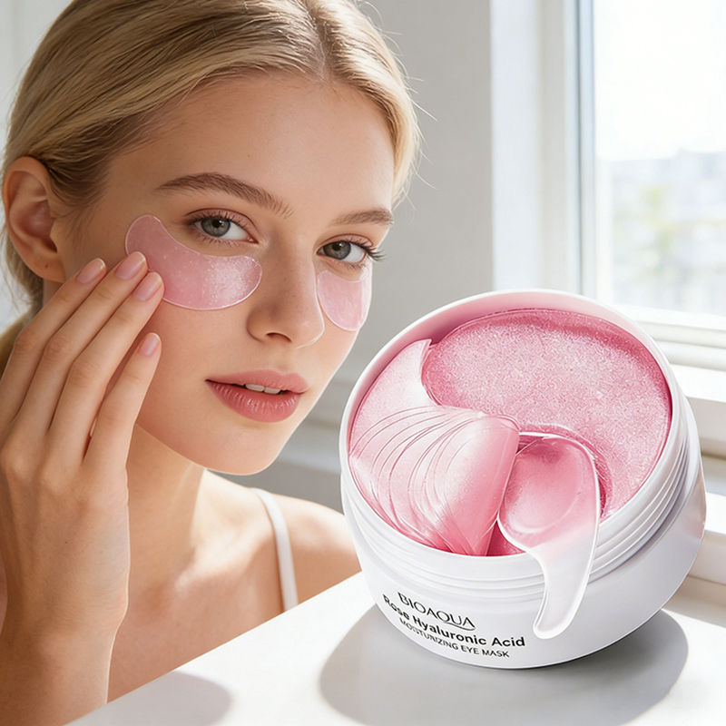 60 قطعة BIOAQUA الوردي حمض اله - مراجعة Skincare Bioaqua وسعره