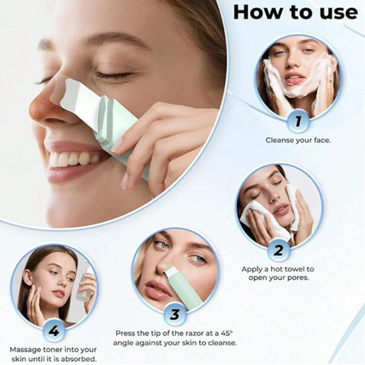 أداة إزالة الرؤوس السوداء والب - مراجعة Skincare Qv وسعره