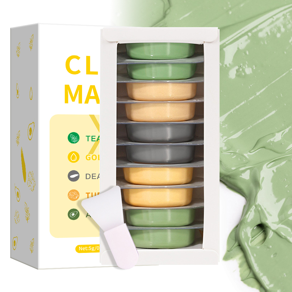 5 جرام * 10 قطعة مجموعة قناع ا - مراجعة Mud Mask Kaolin وسعره