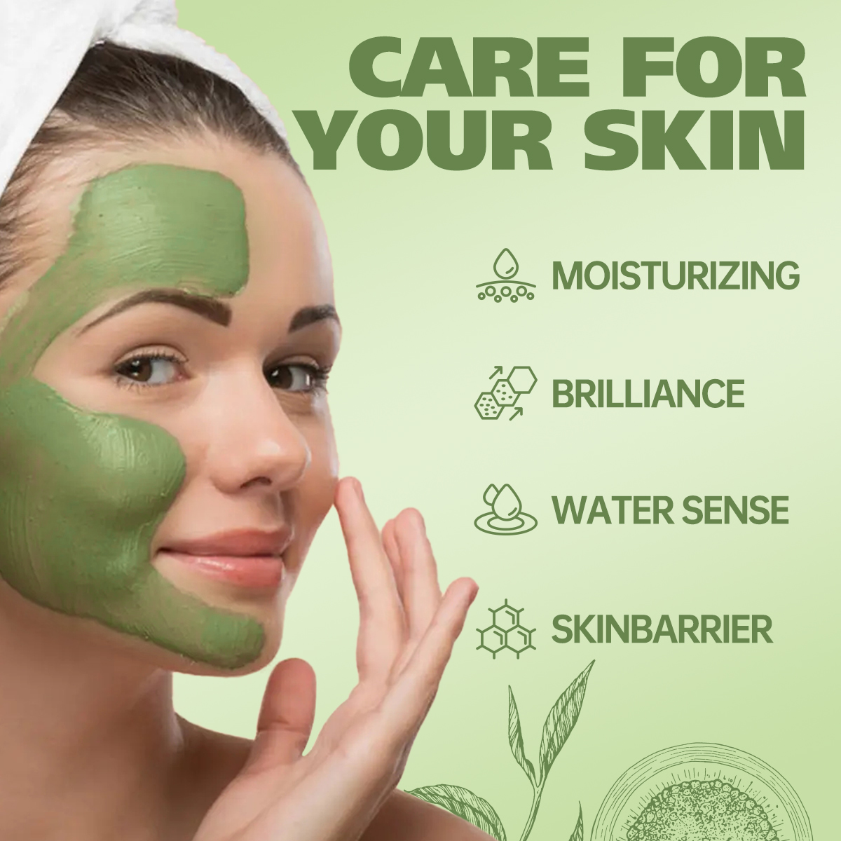 قناع ماتشا للتنظيف العميق، ترك - مراجعة Mud Mask Kaolin وسعره