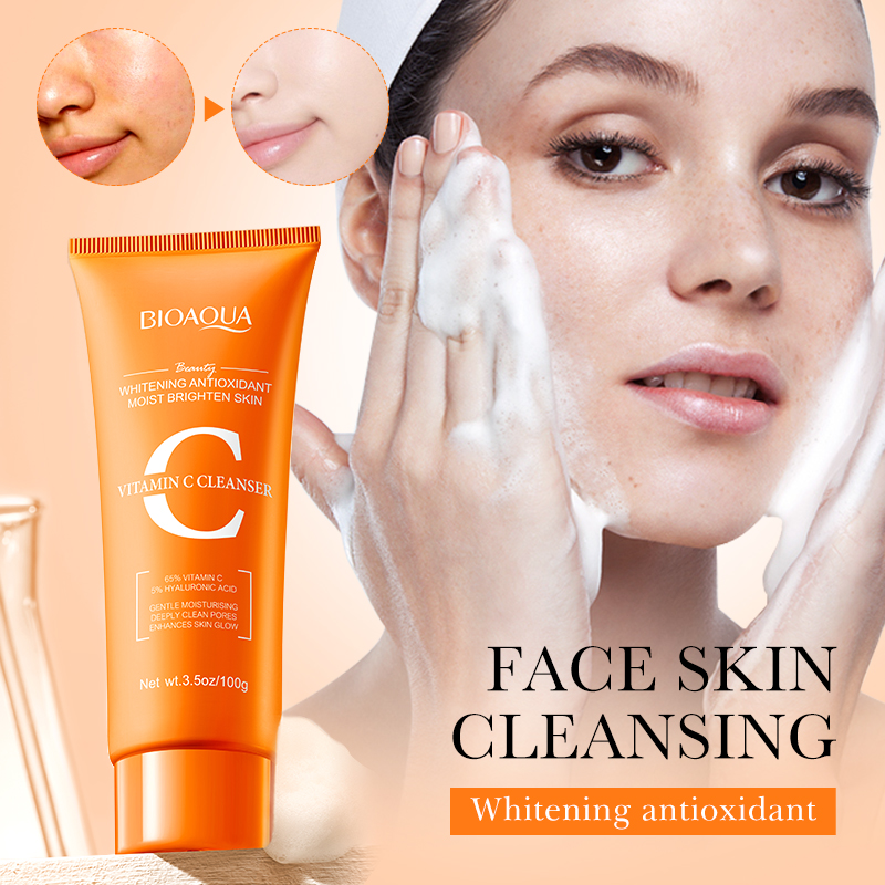 BIOAQUA فيتامين C منظف للوجه ت - مراجعة Skincare Bioaqua وسعره