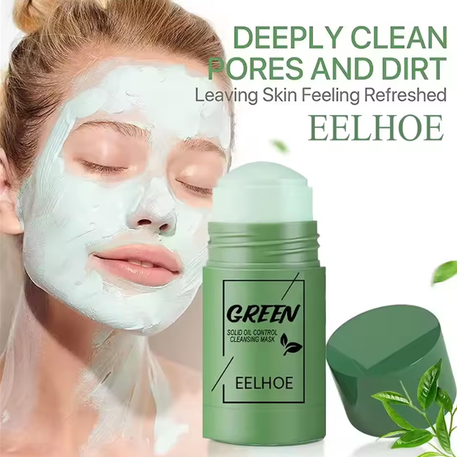 الشاي الأخضر التطهير الصلبة قن - مراجعة Mud Mask Kaolin وسعره