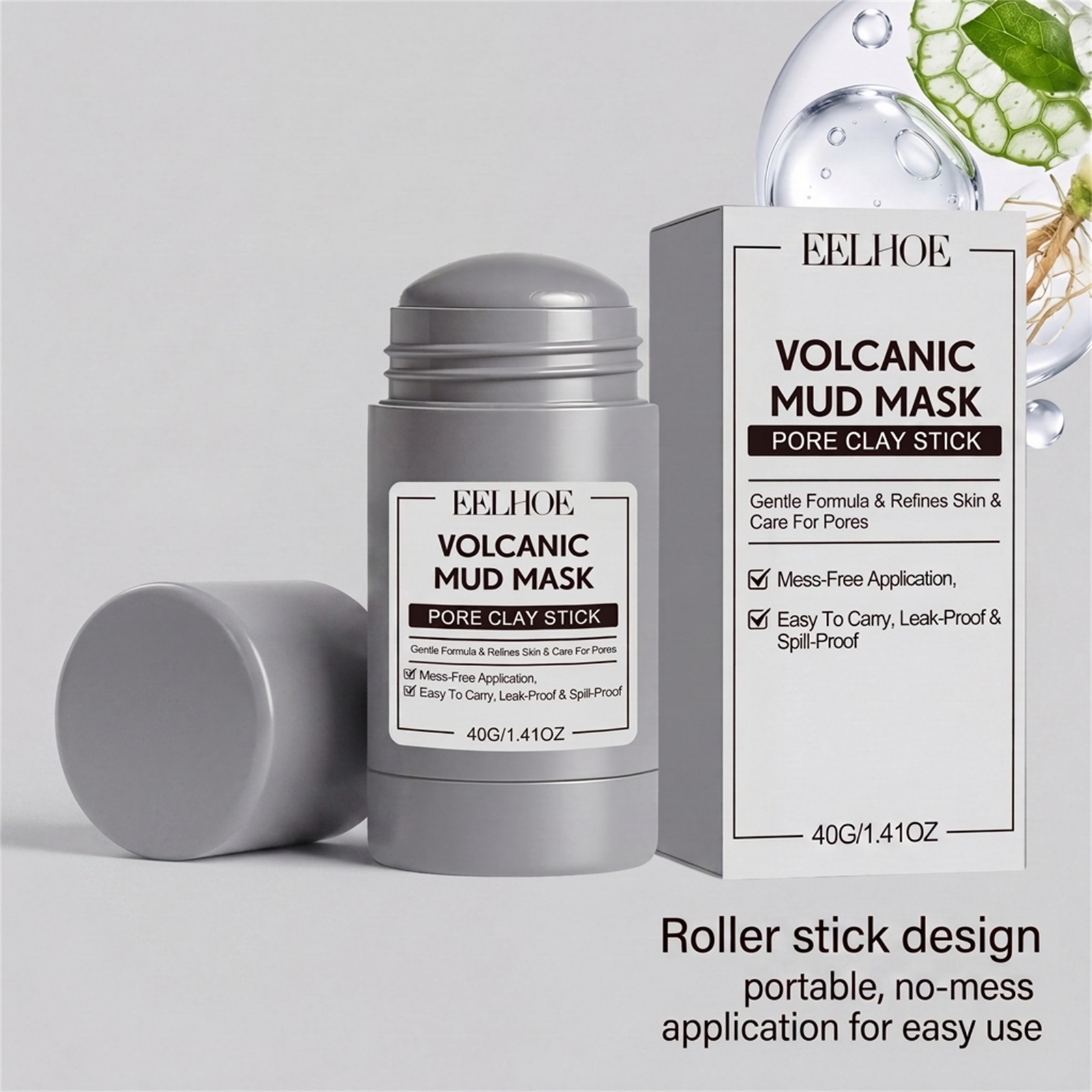 قناع الطين البركاني على شكل عص - مراجعة Mud Mask Kaolin وسعره